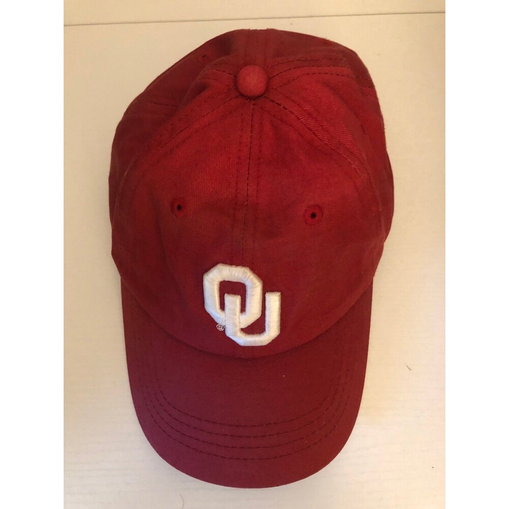 Oklahoma Sooners Go OU Baseball Hat Cap‎ Red Adjustable